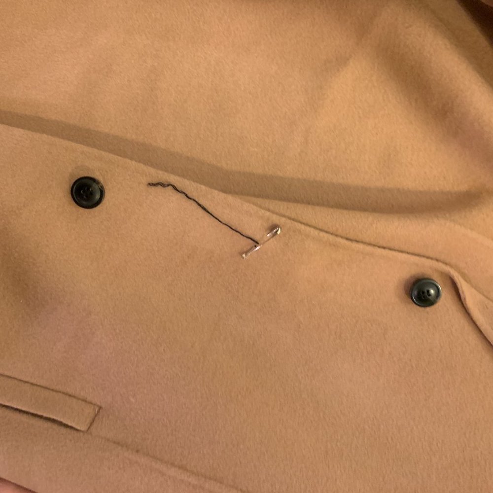 NWT Kooples tan wool coat xs - Picture 4 of 15